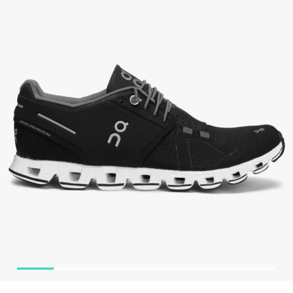 On Running Cloud Sneakers Black and White